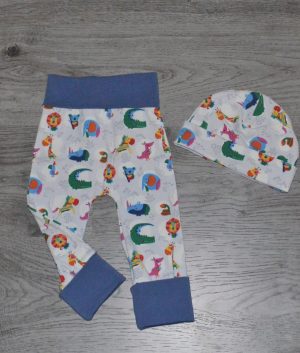 Pantalon évolutif animaux multicolore