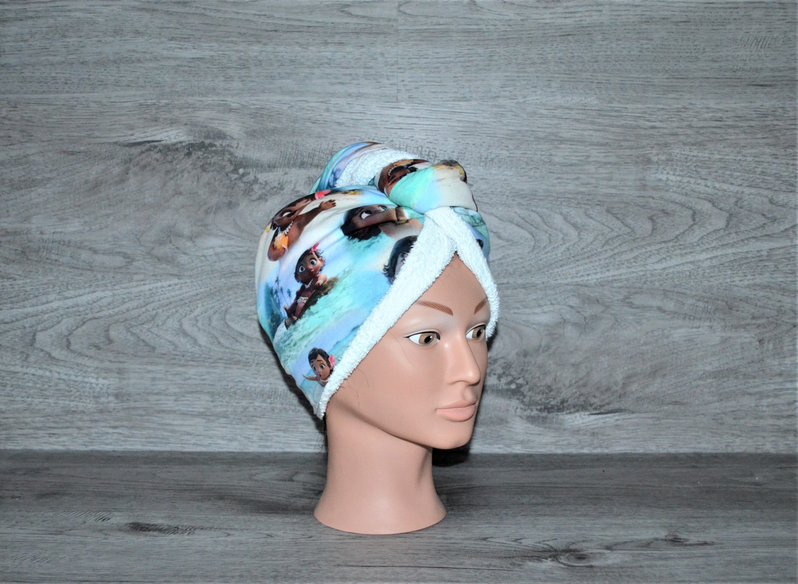 Serviette turban cheveux - enfant & adulte