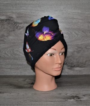 Serviette à cheveux papillons